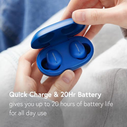 Phiaton Bonobuds True Wireless Earbuds Noise Cancelling Bluetooth Earbuds. Ambient Mode Headphones with Touch Controls. 20 Hr Battery and Quick Charge - color: Beige