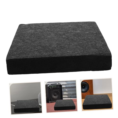 Toyvian Desk Speaker Cushion Pads Acoustic Insulation for Studio Monitors Sound Absorbing Mat for Home Audio Vibration Isolation for Recording Studio Thickness
