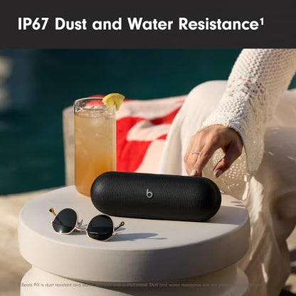 Beats Pill - Wireless Bluetooth Speaker with AppleCare+ (2 Years) - Matte Black - color: Matte Black, style: With AppleCare+