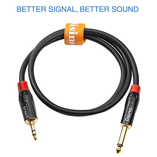 10 feet 1/4 to 1/8 Cable, Mono to Stereo Interconnect Adapter, Professional Quality, Incredible Durability - size: 10 Feet