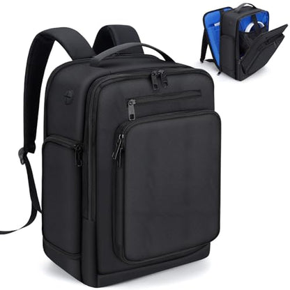 GDNasist Game Console Backpack Compatible with PS5/PS5 Pro/PS5 Slim - style: Front-opening Style