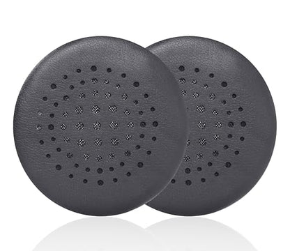 Replacement earpads Compatible with Jabra Evolve 20 Headphones | Black/high-density sound-isolating soft ear pads, protein leather material