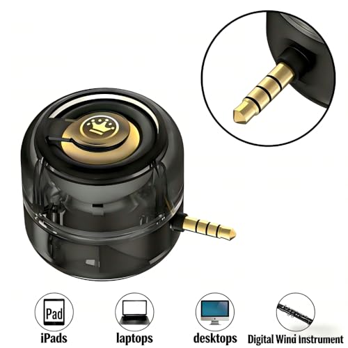 2026 Portable Speaker, Small Speakers with 3.5mm Aux Input Jack, Plug-in Mini Speaker, Suitable for Call, Digital Wind Instrument, Tablets, Laptops and MP4