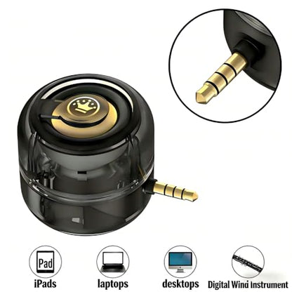 2026 Portable Speaker, Small Speakers with 3.5mm Aux Input Jack, Plug-in Mini Speaker, Suitable for Call, Digital Wind Instrument, Tablets, Laptops and MP4