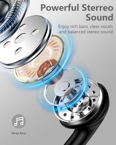 Samsung Earbuds Wired, 3.5mm Headphones with Mic, in-Ear Ear Buds for Apple | in-Ear Earphones Earpods for Galaxy S10 S9 S8 A14 A15, 3.5mm Headphones for iPhone/iPad/iPod/Android/Laptop/MP3/MP4/Switch - color: Black