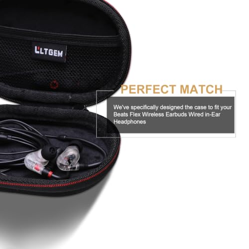 LTGEM Earbuds Case Compatible with Beats Flex Wireless Earbuds | Fits JBL Endurance Run 3 Wired in-Ear Headphones
