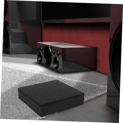Generic Subwoofer Isolation Pad Soundproofing Speaker Pad for Noise Reduction Durable Antislip Design for Studio Monitors and Home Theaters