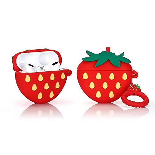 (2Pack+Cleaner Pen) XMBYGY Case for Apple AirPods Pro 2nd/1st Generation Wireless Earbuds with Cleaning Pen Kit, Silicone Cute Charging Case Shockproof Protective Cover for AirPods Pro 1/2 (ST+AOD) - color: ST+AOD