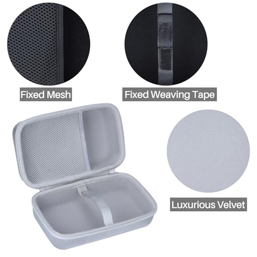Lebakort Storage Case Compatible with Bose SoundLink Home Speaker (Light Silver Case)