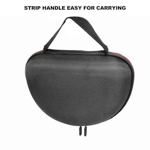 7.9 x 6.7 x 3.1in EVA Oxford Cloth Hard Headphone Carrying Case Waterproof Shockproof Bag for Over-Ear Headsets Travel Pouch