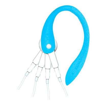 Flex - Compatible with Your Apple iPhone Wired EarPods | Attaches to Your Wired EarPods for iPhone Models | (Blue) - color: Blue