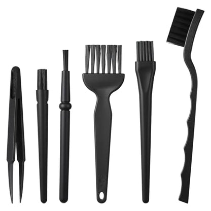 Keyboard Brush Anti Static Brush 6PCS Mini Keyboard Cleaning Brushes Kit Electronic Dust Cleaning Brushes for Computer Motherboard Camera Small Space Remover for Mechanical Keyboards