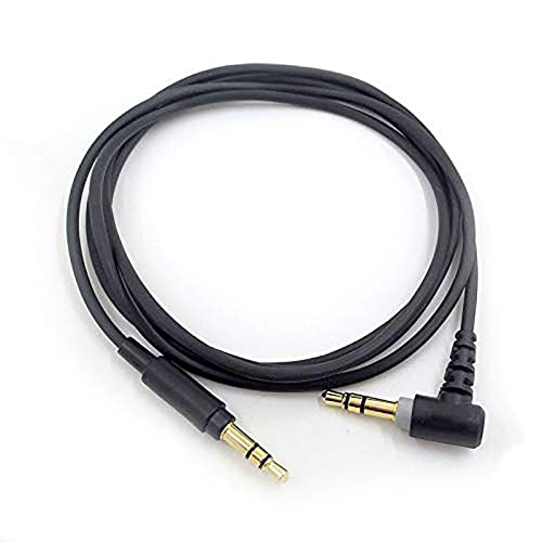 Replacement WH-1000XM5 WH-1000xm3 Headphones Audio Cable Aux Cord Compatible with Sony MDR-10R / MDR-100ABN / MDR-1A / MDR-XB950B1 / MDR-1000X / MDR-1ADAC/WH-1000XM4 Headphones - Black - color: Black 1