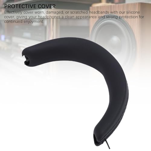Replacement Headphones Headband Cover for Momentum 4, Soft Silicone Comfortable Headband Cushion Pad Cover with Zipper Easy to Install for Momentum 4 Wireless Headphones
