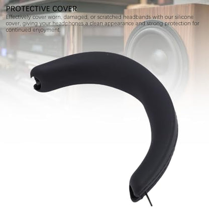 Replacement Headphones Headband Cover for Momentum 4, Soft Silicone Comfortable Headband Cushion Pad Cover with Zipper Easy to Install for Momentum 4 Wireless Headphones