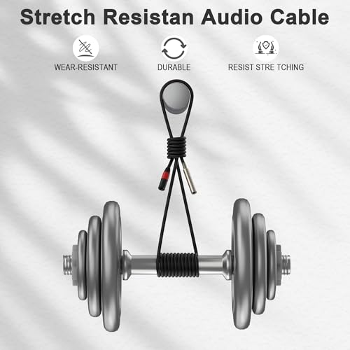 1/4“(6.35 mm) Female to XLR Male 3-Pin Socket Audio Cord, 6.6 Foot, 2 Packs, 6.35mm TRS/TS to XLR Jack Male Adapter, High-Purity 4N OFC Conductors, for Audio Electronic Devices - size: 6.6 foot, style: 1/4 female to XLR male