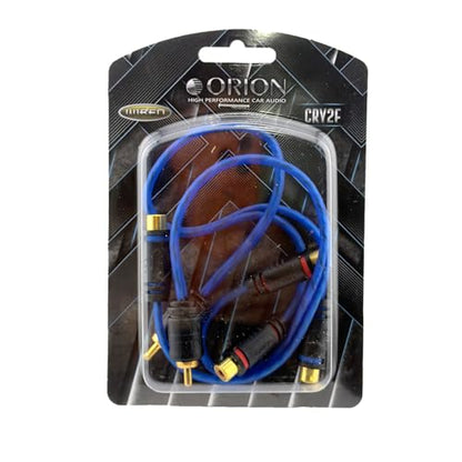 ORION Cobalt CRY2F (1 Foot) RCA Y Adapter 2 RCA Female to 1 RCA Male Stereo Car Audio | Splitter Cable for Amplifiers, Hi-Fi Systems, Speakers, Home Theater, Subwoofers (2 Pack) - style: 2 FEMALE - 1 MALE