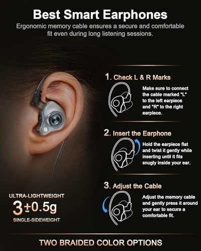 USB C Headphones Wired with Microphone for iPhone 17e 17 16e 16 Pro Max 15 Samsung S26 S25 Ultra Google Pixel Pods Noise Cancelling USBC Earphones, Over-Ear Earbuds for Apple Android Phone Ear Buds - color: Black
