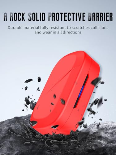 Case for ASUS ROG Cetra Open Ear Earbuds (Red) - color: Red, size: Open Ear