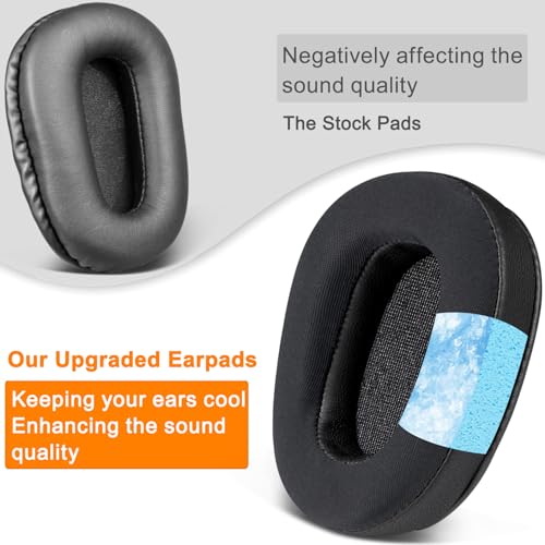 SOULWIT Cooling Earpads for BlueParrott B450/S450 - Black