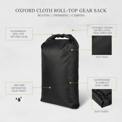 Oxford Cloth Roll-Top Storage Bag for Gear Organization in Outdoor Activities