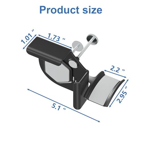 Headphone Holder for Screen (black 2 Pack) | Plastic Headphone Stand, Headset Stand Suitable for AirPods Max, Sony, Bose, Beats and More - color: black 2 Pack