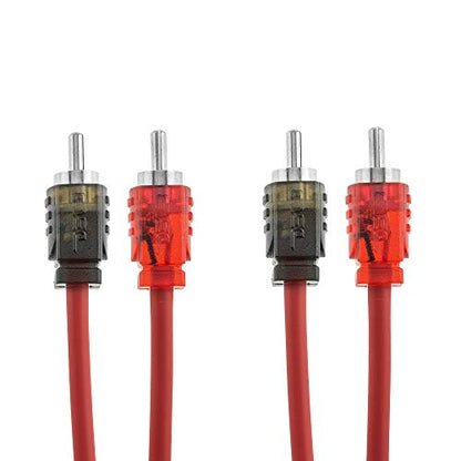 DS18 R20 RCA Ultra Flex Stereo Cable - 2-Male to 2-Male, Digital & Analogue, Supports (Amplifiers, AV Receivers, Hi-Fi) (20 Feet) - size: 20 Feet