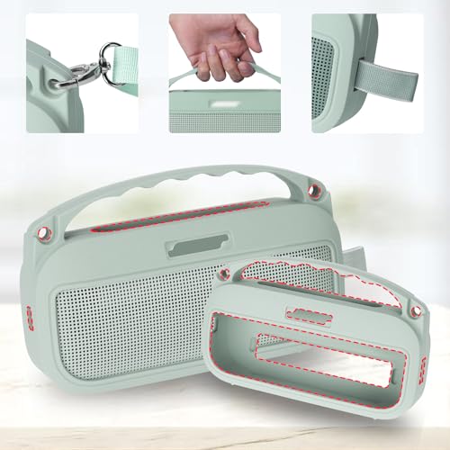 Silicone Cover Compatible with Bose SoundLink Flex 2nd Gen/Bose SoundLink Flex Portable Speaker (Alpine Sage) - color: Alpine Sage, size: Silicone Cover