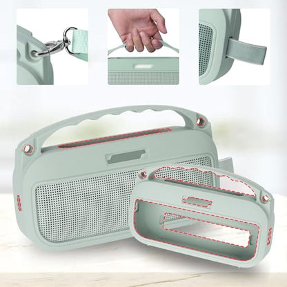 Silicone Cover Compatible with Bose SoundLink Flex 2nd Gen/Bose SoundLink Flex Portable Speaker (Alpine Sage) - color: Alpine Sage, size: Silicone Cover