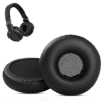 HDJ-CUE1 Ear Pads Replacement Compatible with Pioneer DJ HDJ-CUE1 Headphones(Protein Leather and Memory Foam Ear Cushions)
