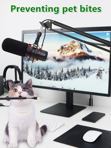 Wire Sleeves for Cables -Mic Boom Arm Cables Sleeve, Tidy up the Wire Harness, Versatile, Flexible and Easy to Install by YOUSHARES (2PCS)