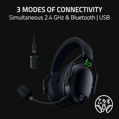 Razer BlackShark V3 Wireless Xbox Gaming Headset, 50mm Drivers, Black - color: Black, style: Xbox