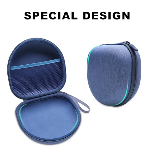 Kids Headphone Case for Acer/iClever/Candy Bila, Blue(Case Only) | for iClever BTH12/HS19/BTH22/BTH20/BTH18/BTH26, JBL Junior 320/320BT, MIDOLA, JoySpark, eKids, ADOOPE, JLab Kids Headphones - color: Blue