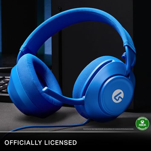 LucidSound LS10X Gen 2 Wired Gaming Headset for Xbox Series X|S - Blue, Officially Licensed, Designed for Comfort, Quick-Access Audio Controls, Premium Audio, flip-to-Mute Boom mic - style: Blue