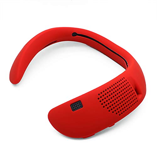 ZALUJMUS Silicone Protective Case Cover Compatible with Bose Soundwear Companion Wearable Speaker (Red) - color: Red
