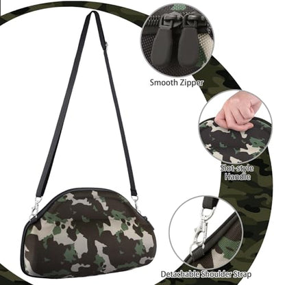 co2CREA Case for JBL Charge 6 Portable Bluetooth Speaker, Camouflage | High-Density Foam Padding, Reinforced Handle, Detachable Shoulder Strap, Compact Lightweight Design, Dust Protection - color: Camouflage Case