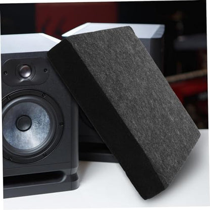 Toyvian Desk Speaker Cushion Pads Acoustic Insulation for Studio Monitors Sound Absorbing Mat for Home Audio Vibration Isolation for Recording Studio Thickness