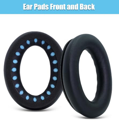 Replacement Ear Pads are Compatible with Bose QuietComfort 45 (QC45)/QuietComfort SE (QC SE) Headphones. Akkiv Earpads Cushions with Protein Leather and Memory Foam (Graphite Black) - color: graphite black