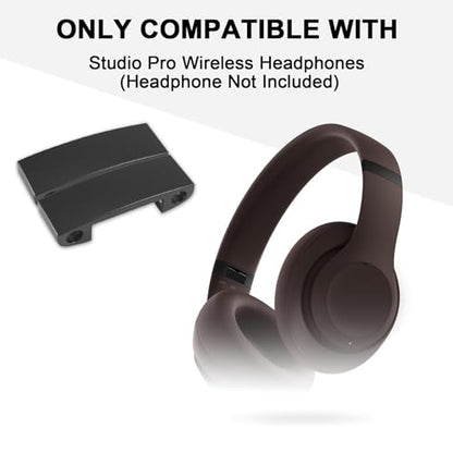 Adhiper Hinge Replacement Metal Repair Parts for Beats Studio Pro Headphone | Studio Pro Durable Repair Kit Replacement Headband Metal Folding Hinge Clip Cover Pin Repair Parts Set（Black） - color: Black