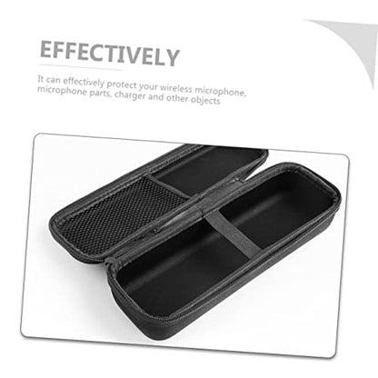 Abaodam EVA Shockproof Storage Bag Microphone Carrying Case with Handle
