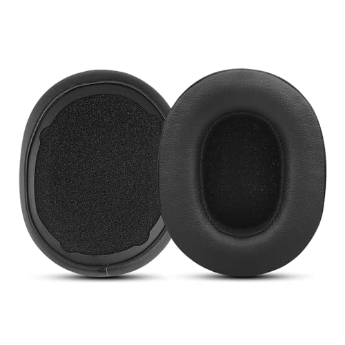Replacement Ear Pads for Skullcandy Crusher Wireless/Evo/Hesh ANC/EVO/Crusher ANC, Headphones Ear Cushions Covers for Skullcandy Venue Wireless ANC Headset Accessories Ear Cups Repair Parts (Black) - color: Black