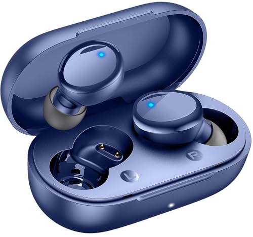 Lanteso True Wireless Earbuds Bluetooth 5.4, in Ear Headphones | 48H Playtime,Light Weight, Built in Mic, Premium Sound with Deep Bass, Clear Calls for Sports Workout Blue - color: Blue