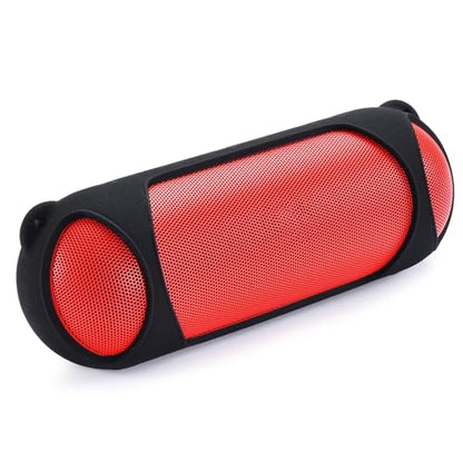 Silicone Case Cover for Beats Pill Portable Speaker Travel Protective Carrying Pouch Speaker Sleeve Skin Cover (Black) - color: Black
