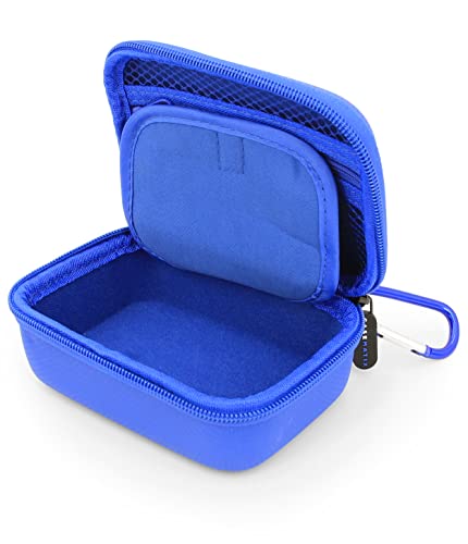 CASEMATIX Carry Case Compatible With DJI Mic 2 Wireless Microphone System While in Charging Case, Blue