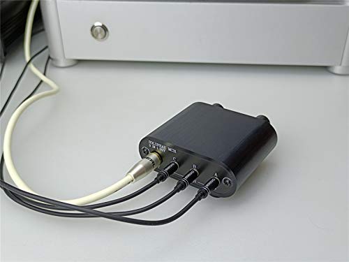 3.5mm Audio Switch with line Volume Controller, 3 in 1 Out 1/8" aux switcher Splitter selector Box, Mini Inline Headphone attenuator Volume Control knob -MC31 - color: 3-port 3.5mm Switch with volume
