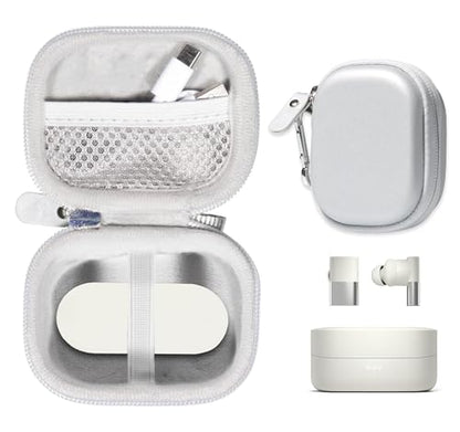 Case for Status Between 3ANC Onyx True Active Noise Cancelling Wireless Earbuds (White) - color: White