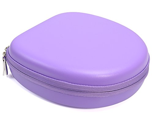 Headset Case for Plantronics Voyager Focus, Blackwire 3210, 5210, 3220; Also for Jabra Evolve 65, 40, 20 UC; H800, H540, H650e (Purple) - color: Purple