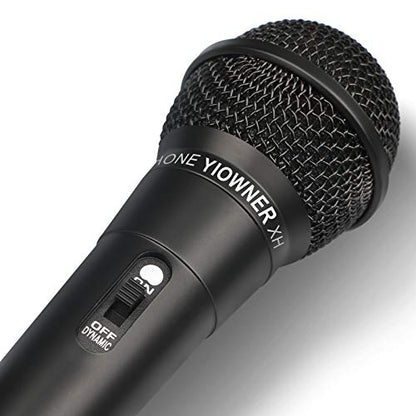 Wired Microphone, Karaoke Handheld Microphone for Singing, Mic Karaoke with 2.5m Cable, Vocal Dynamic Mic for Speaker, AMP, Mixer, DVD
