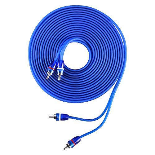 Skar Audio 17-Foot 2-Channel Twisted Pair RCA Interconnect Cable - SKAR2CH-RCA17 - size: 2 Channel-17 ft