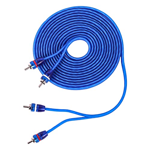 Skar Audio 12-Foot 2-Channel Twisted Pair RCA Interconnect Cable - SKAR2CH-RCA12 - size: 2 Channel-12 ft